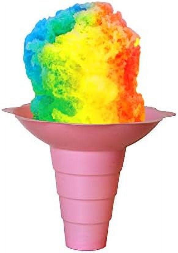 Hypothermias Large Shaved Ice Snow Cone Flower Cups (12 Oz), 200 Count