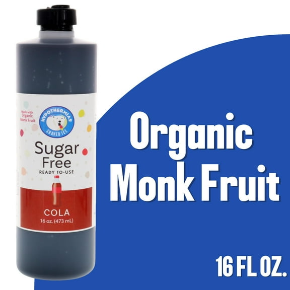 Hypothermias Sugar Free Snow Cone Syrup - Cola - 16 Fl Oz