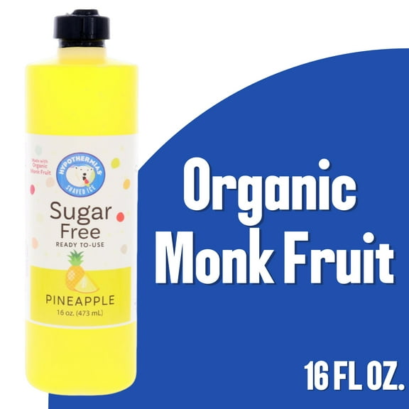 Hypothermias Sugar Free Snow Cone Syrup - Pineapple - 16 Fl Oz