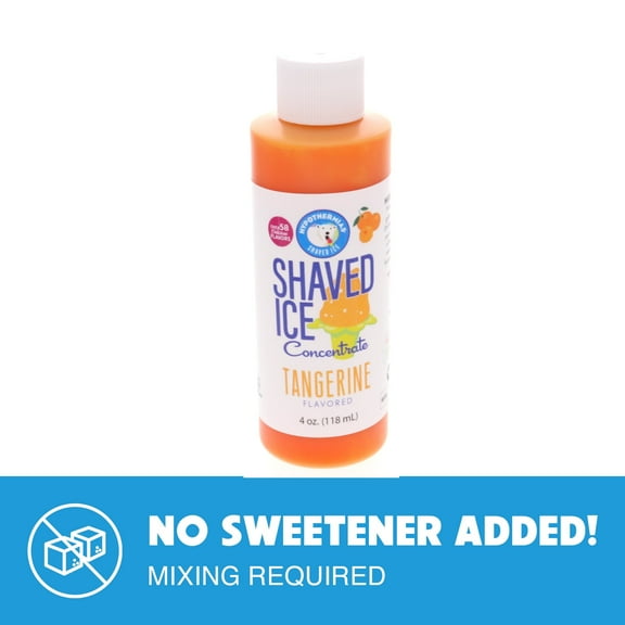Hypothermias Tangerine Shaved Ice and Snow Cone Flavor Concentrate Unsweetened 4 Fl. Oz