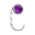 thumbnail image 1 of Hyrbek Alloy, Foldable Purse Hook Floding Handbag Hanger Rhinestone Bag Holder for Table Desk , Metal Bag Hanger*1(A), 1 of 4