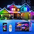 thumbnail image 1 of Hyrion 100ft Permanent Outdoor Lights, 60 LED Smart Eaves Lights, Waterproof, for Christmas Party, 1 of 7