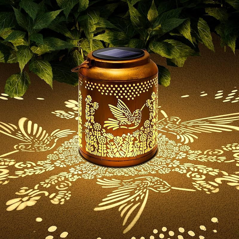 Mothers Day Gifts Hummingbird Solar Lanterns Outdoor Waterproof