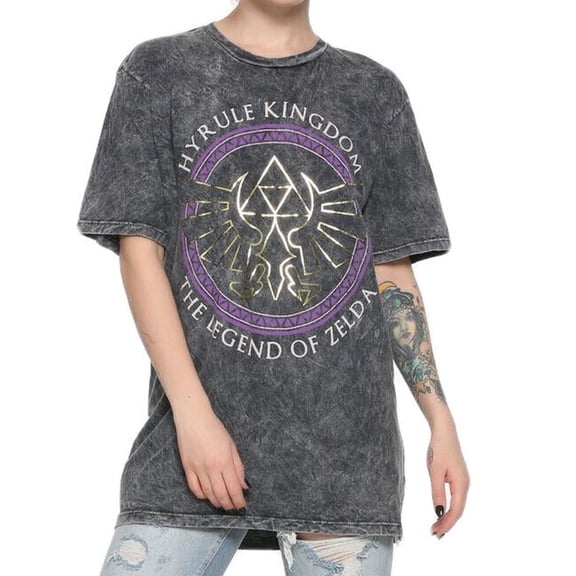 Hyrule Kingdom The Legend of Zelda Junior Women's T-Shirt (Large)