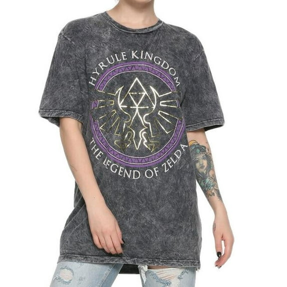 Hyrule Kingdom The Legend of Zelda Junior Women's T-Shirt (Large)