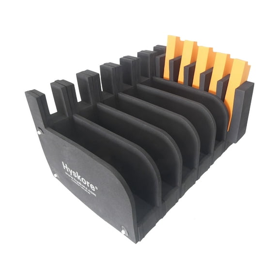 Hyskore Five Pistols and Magazines Gun Rack, Black