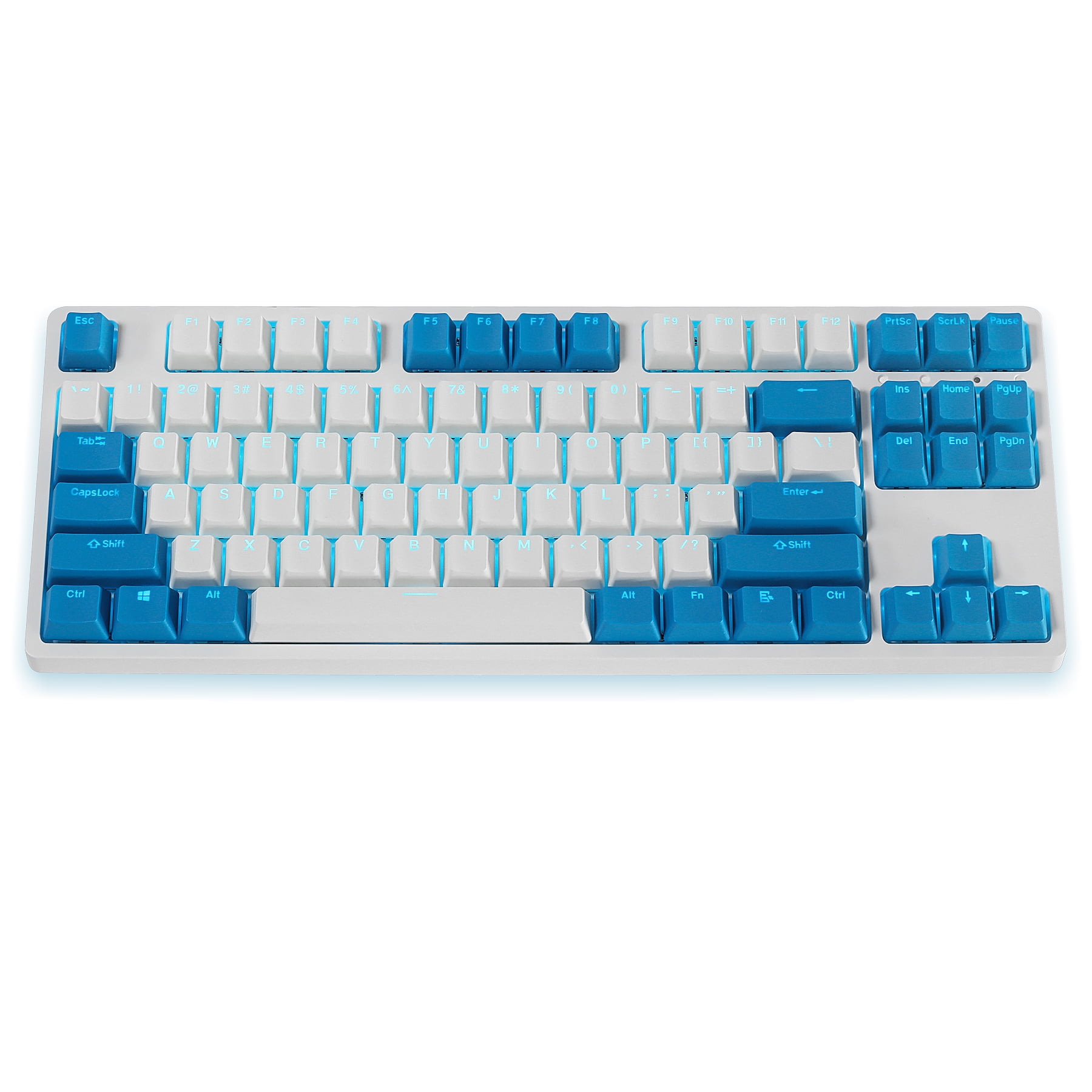 Hyssop PBT Keycaps OEM Profile Doubleshot Backlit Keyset Cherry MX for 61 87 108 MX Switches Mechanical Keyboard