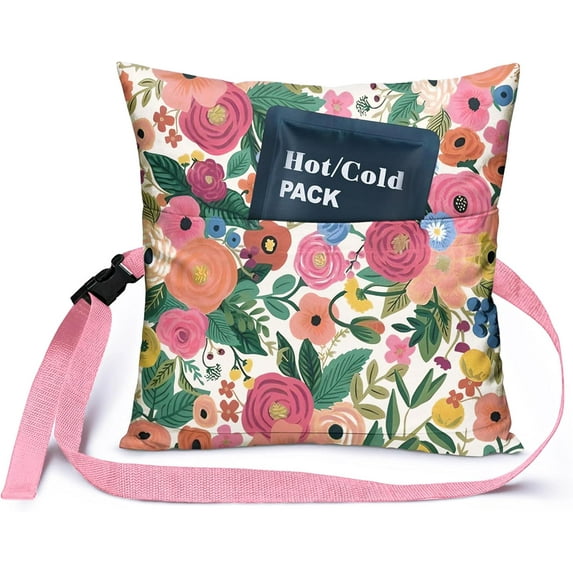 Hysterectomy Pillow, C Section Recovery Abdominal Pillow, Hysterectomy Recovery Must Haves After Surgery Pillow, Tummy Tuck Pillow with Pocket for Ice/Hot Packs, Hysterectomy Gifts