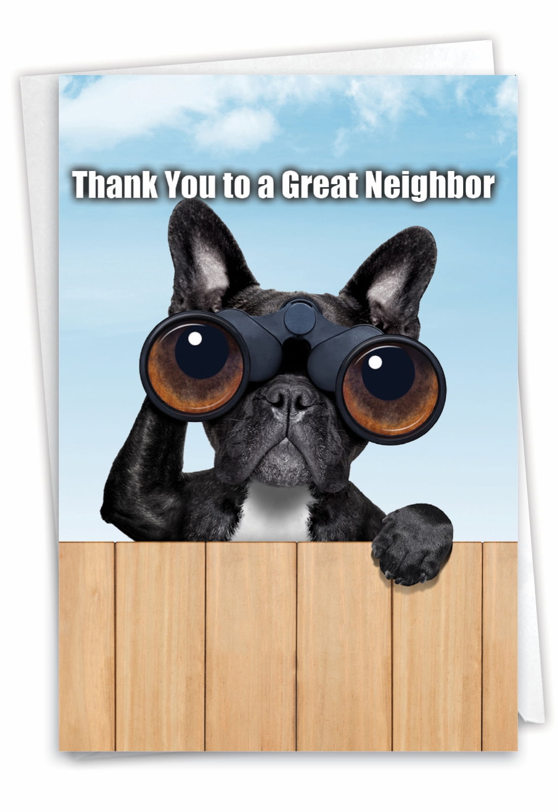 Hysterical Thank You Greeting Card with 5 x 7 Inch Envelope (1