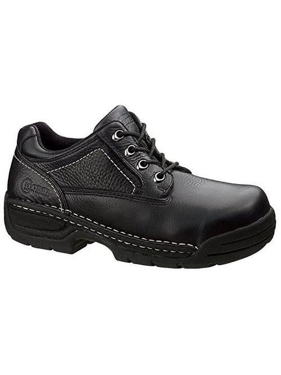 Men's Steel Toe Opanka Oxford Black Work Shoe - K10150