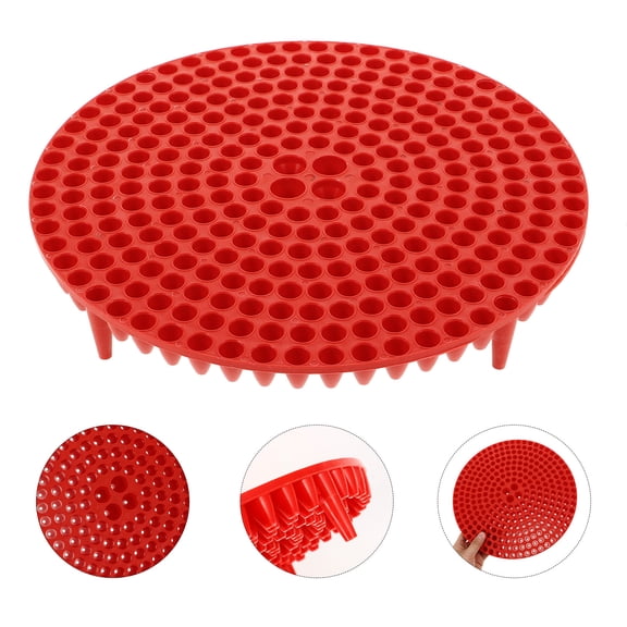 Hytrove 1 Pair Red Square PP Car Wash Bucket Filter for Water and Grit Separation 10.22X10.22X1.38in