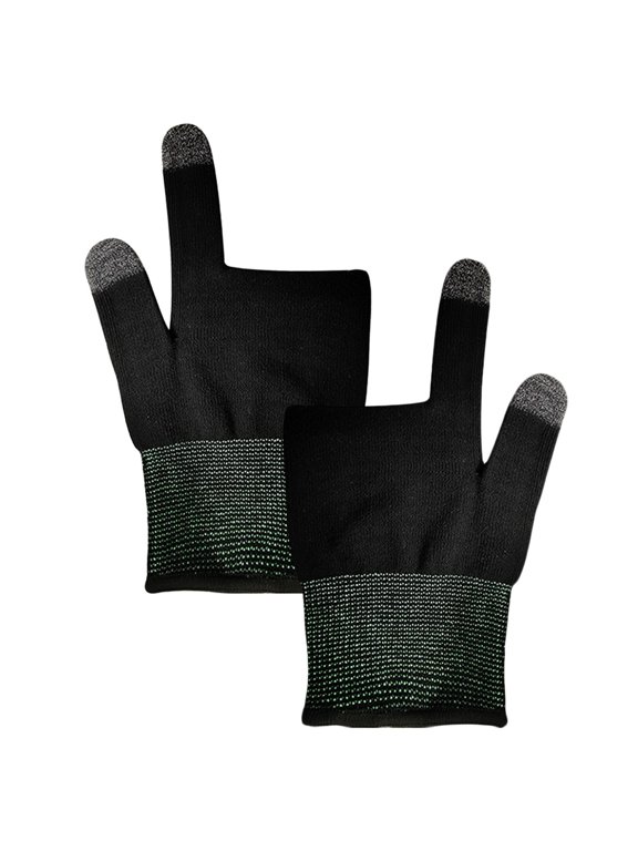 Comfortable Winter Touchscreen Gloves Black Sturdy Design Portable Gaming
