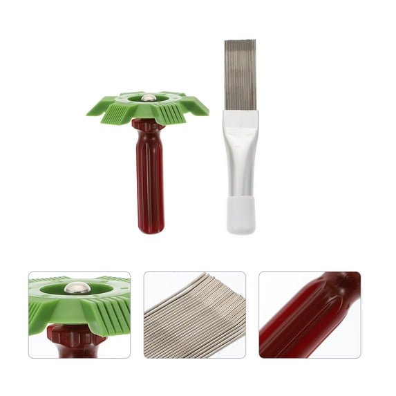 Hytrove 1 Set AC Condenser Cleaner Brush Assorted Color Tool for Technicians