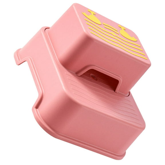 Hytrove 1 Set Kids Hand Washing Stool Pink Detachable for Daily Life