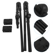 Hytrove Black Camping Wagon Handle Accessory Set for Outdoor Adventures, Hiking, Picnics, and Travel Convenience