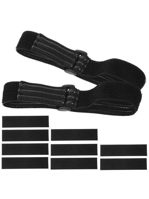 1 Set Adjustable Elastic Boot Straps for Women, Black for Tall Boots, Secure Fit Shoe Accessories