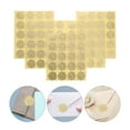 thumbnail image 1 of Hytrove 100 Stickers Golden Silver Circular Paper PVC Sealing Decorating For Wedding Invitations Envelopes, 1 of 8