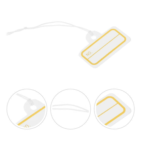 Hytrove 100Pcs Display Tags Writable Price Display Stock Management ...