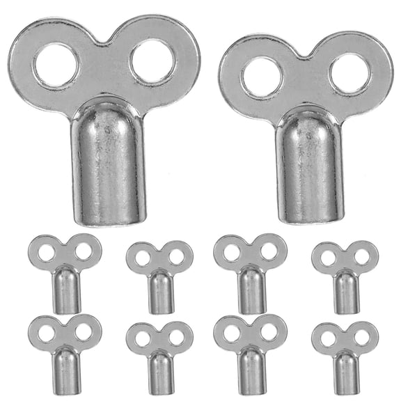 Hytrove 10Pcs Alloy Radiator Bleeding Air Valve Keys for Heating System Maintenance 9.7X0.78X0.35in
