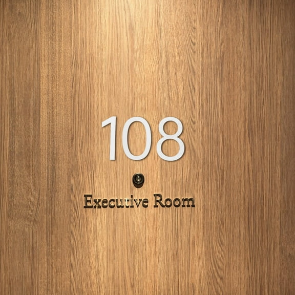 Hytrove 10pcs Numbers For House Acrylic Door Numbers For Indoor Outdoor Use