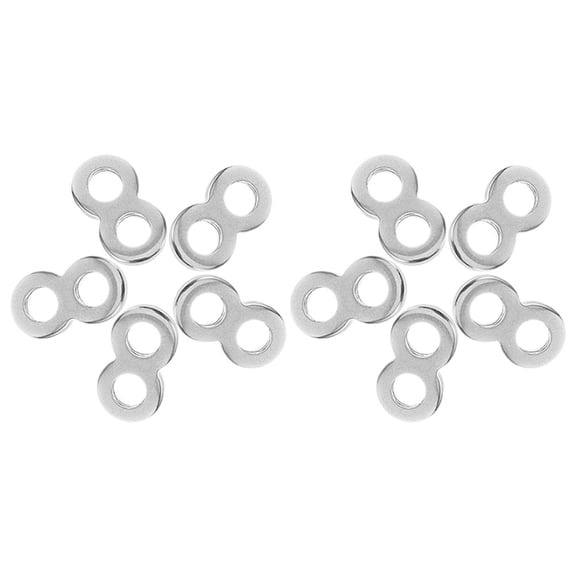 Hytrove 10pcs Stainless Steel Table Fasteners for Secure Connection in Furniture Assembly