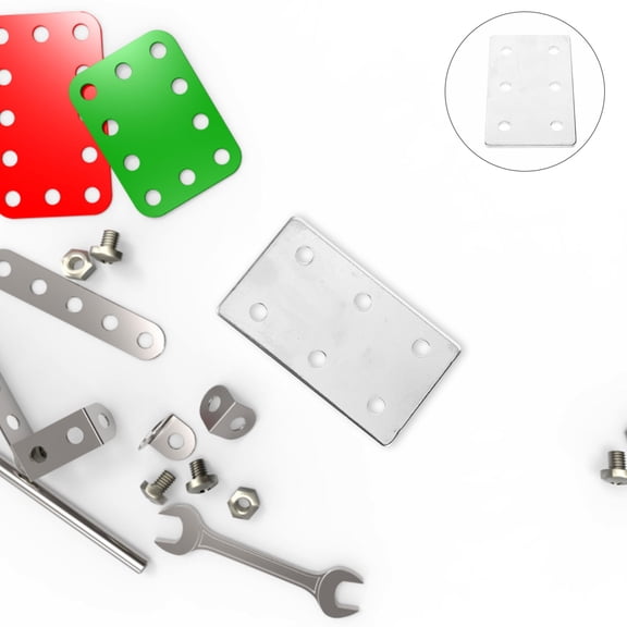 Hytrove 1Pack Aluminum Alloy Bracket Connecting Plates for Mechanism Equipment Long-term Use