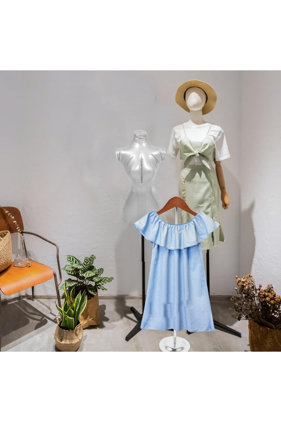 1Pack Clothing Display Rack T Shirt Display Stand With Stable Support And Height Adjustable Function