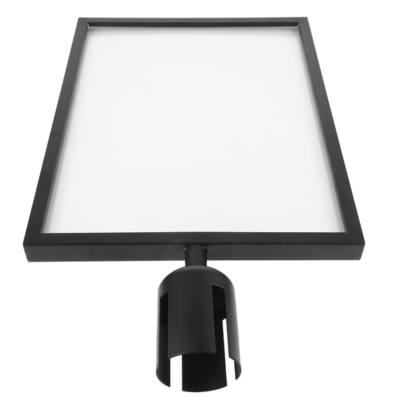 Hytrove Poster Sign Stand Holder Retractable Belt Stanchion Sign Frame 1Set