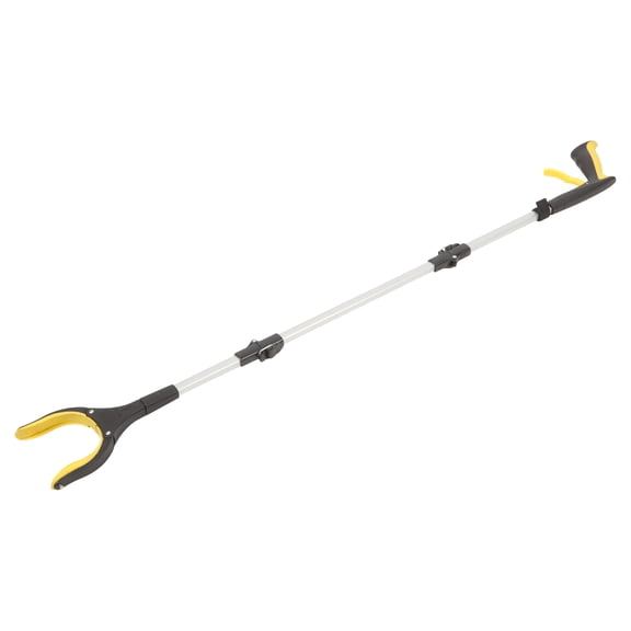 Hytrove Rubbish Picker Litter Picker Yellow Aluminum Alloy 1Pcs for Home Cleaning