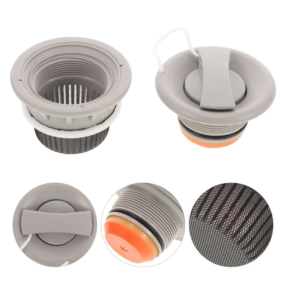 Hytrove 1Pack Inflatable Valve Replacement Kayak Valve Light Grey 6.00X5.00X3.50CM