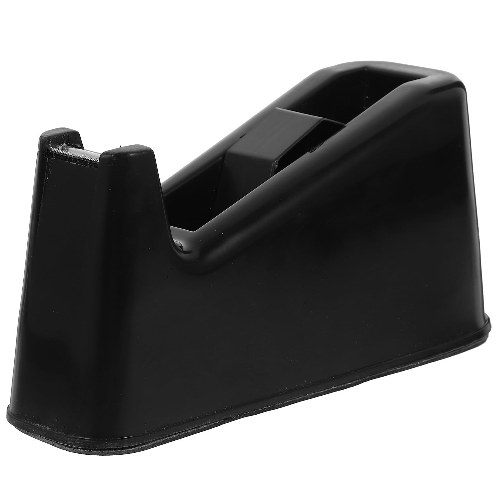 Hytrove Black Tape Dispenser for Office Supplies, 1 Pack, 8.5 x 4.1 x 2.4 Inch Desktop Tape Holder