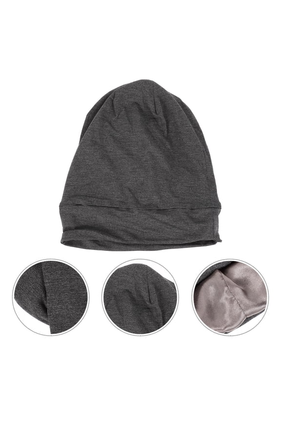 1Pack Satin Sleep Hat for Women with Hooded Design and Breathable Feature