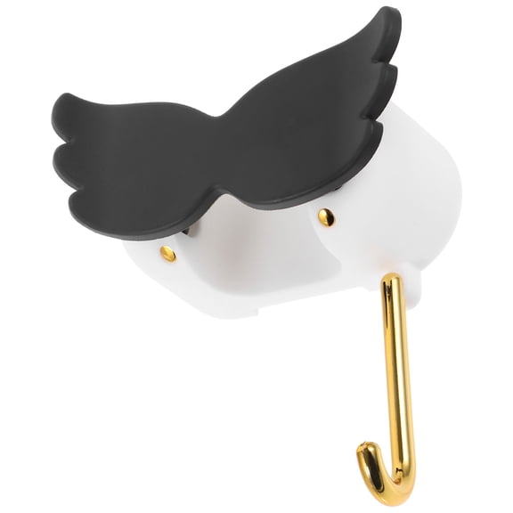 Hytrove 1Pack Self Adhesive Mop Holder Without Punching Wall Mounted Gripper Hook for Cleaning Tools Homeowners