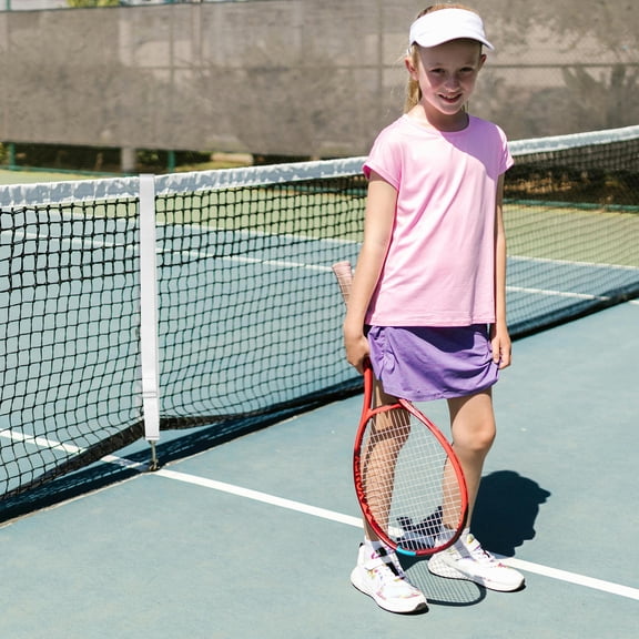 Hytrove 1Pack Tennis Net Centre Straps Nylon White Adjustable Boundary For Tennis Enthusiasts