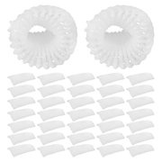 Hytrove 1Pack White Garden Fruit Protective Netting with Foam Mesh Sleeve for Delicate Plant Care