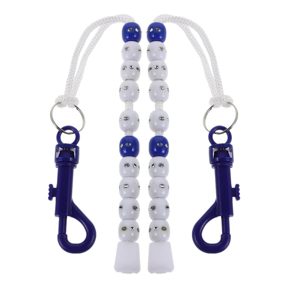 Hytrove Golf Score Counter Bracelet 1 Pair Stylish Beaded Chain Outdoor Golf Accessory for Players