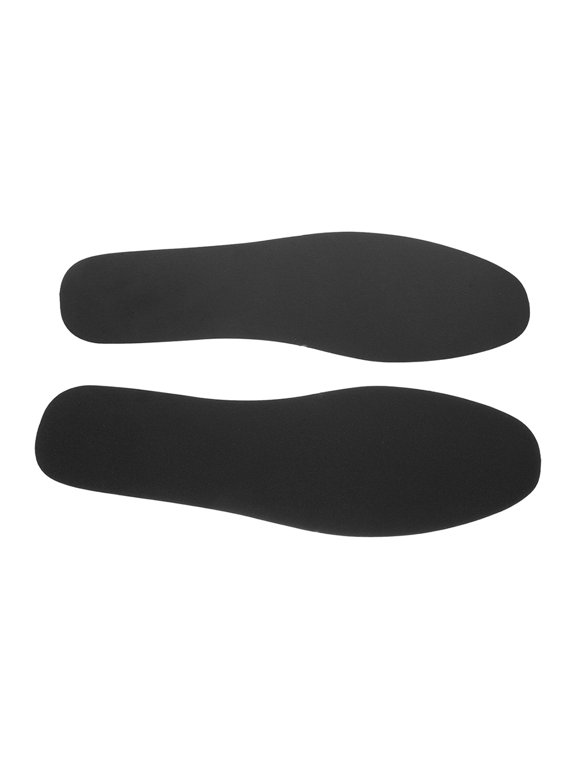 1Pair Safety Shoe Inserts with Manganese Steel, Black, Thin Metal Insert for Construction Work Shoes