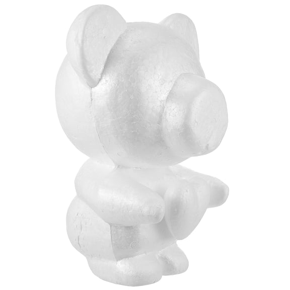 Hytrove DIY Bear Mold White Foam for Creative Craft and Party Decoration 1Pc