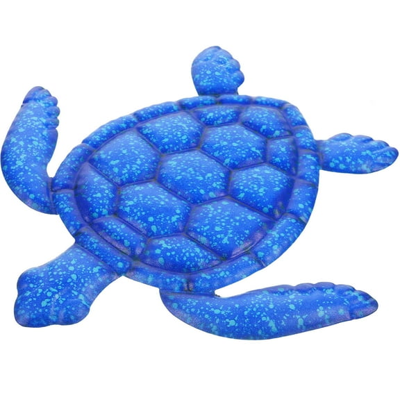 Hytrove 1Pcs Blue Iron Turtle Wall Decor Creative Hanging Turtle Statue for Bedroom