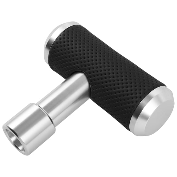 Hytrove Automotive Manual Gear Shifting Knob Gear Shift Knob Silver Metal 1Set