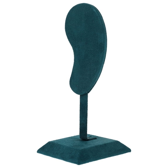 Hytrove 1Pcs Earring Display Stand Green Lint Fabric Earrings Organization for Jewelry Use 11 8In