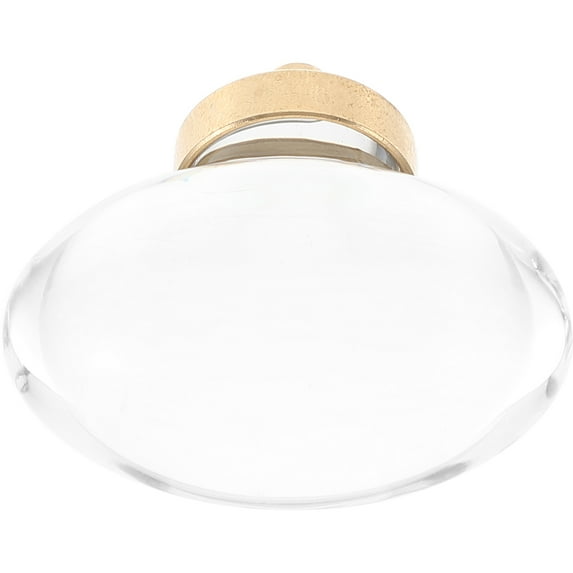 Hytrove 1Pcs Round Crystal Drawer Handle for Furniture Upgrade and Home Decoration