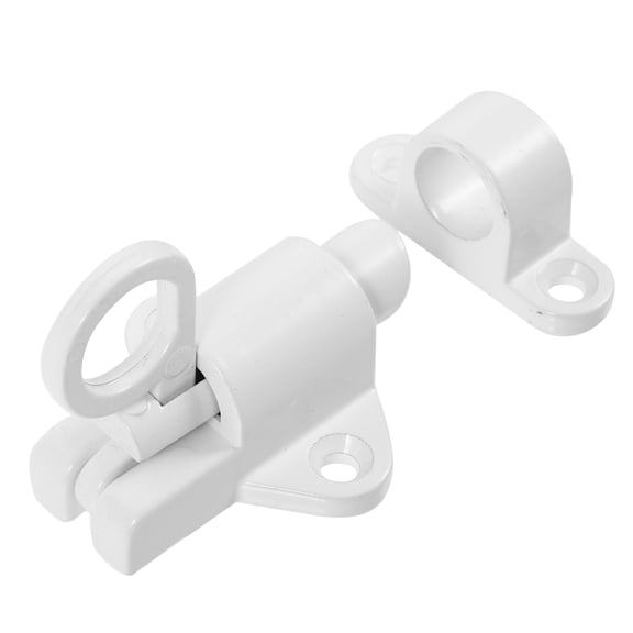 Hytrove Sliding Door Hardware White re Metal Latch For Home Security And Daily Use 1Pcs