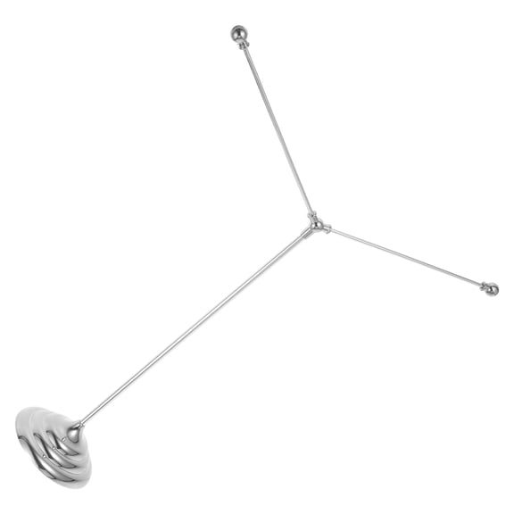 Hytrove 1Pcs Small Flag Pole for Indoor Use on Desktops with Metal Plating