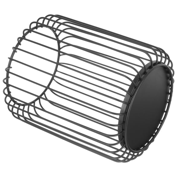 Hytrove 1Pcs Square Iron Candle Holder Black Decorative for Home and Tabletop Decor