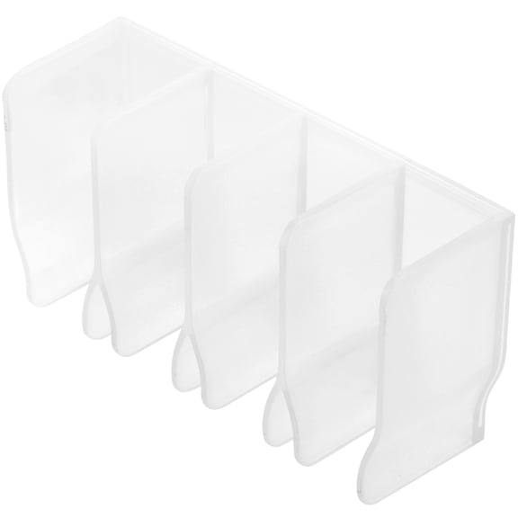 Hytrove 1Pcs Transparent Toothpaste Holder Bathroom Wall Organizer Storage Solution for Families