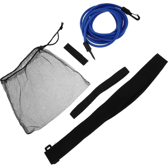 Hytrove 1Set Adjustable Swimming Resistance Band for Stationary Pool Training and Swim Exercises