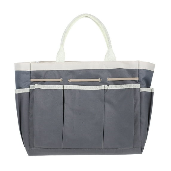Hytrove Canvas Tool Bag For Gardening Tools 600D Oxford Cloth Dark Grey 1Pcs