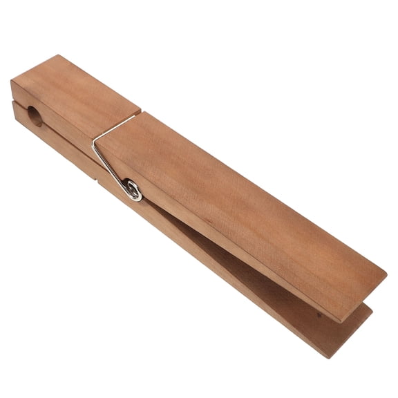 Hytrove Wooden Clothespins Set of 1 for Bathroom and Laundry Use, Coffee Wood Clothes Pins