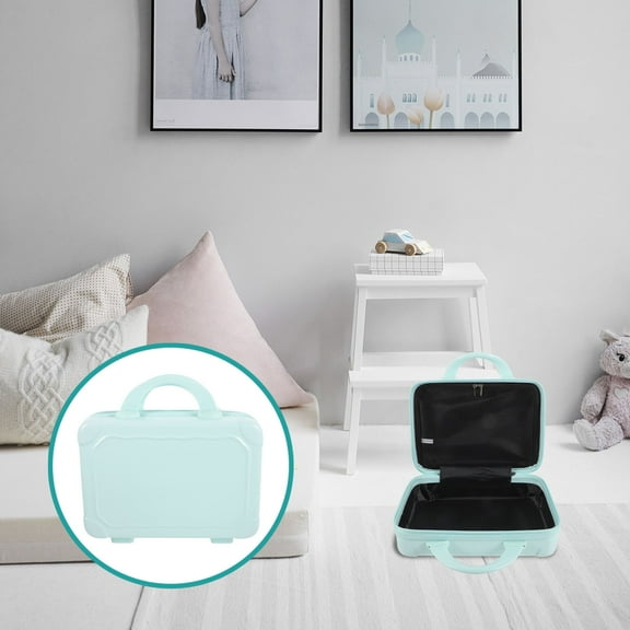Hytrove Travel Makeup Organizers Makeup Carrying Suitcase Abs 1Pack